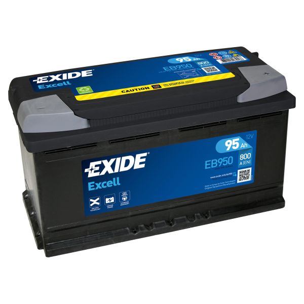 EXIDE EB950 Excell Autobatterie 95Ah - Batterien Schweiz