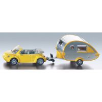 VW-Beetle Cabrio met Tab Caravan