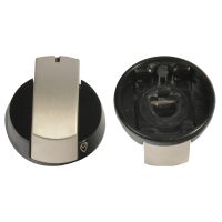 Control Knob, Silver For Dometic Hob HB 2325, HB 3400 And HBG 3445