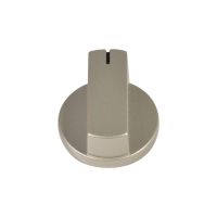 Control Knob, Matt Nickel, for Thetford Hobs and Ovens, 3 Pieces