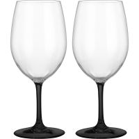 Wine Glass Thango Black & White, 2 Pieces