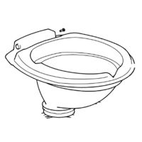 Toiletpot binnendeel