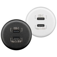 Dual Built-In Charger USB-C