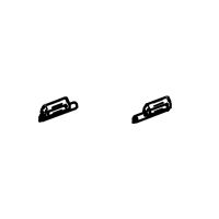Cloth Fastening Housing Thule 3200, Set Left + Right