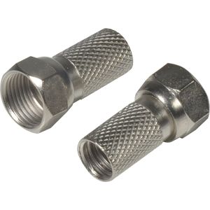 F connector 7 mm, 2 pcs.