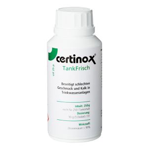 certinox TankFrisch – Entkalker & Frischwasser-Revitalisierer ctf 25 p, 250 g Pulver