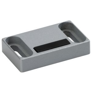 Magnetbeschlag zum Anschrauben, frontal mit Langloch