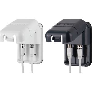 Sat-buitenstopcontact Twin, F-/coaxiaal
