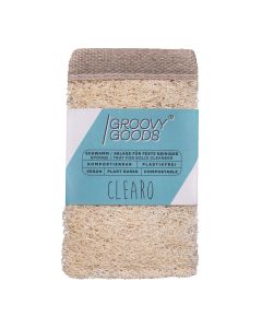 Clearo-Luffa spons & houder voor stevige reiniger