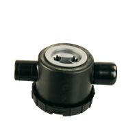 Siphon mit Restesieb, 2 Ausgänge