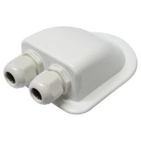 dakdoorvoer voor campere zonnepaneel, wit