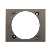 Aufputzrahmen für Standardbedienteile schwarz