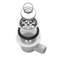 Ablaufarmatur gewinkelt